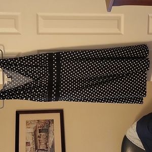 Ladies, black and white dress size 14W